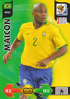 Maicon Brazil Panini 2010 World Cup #35